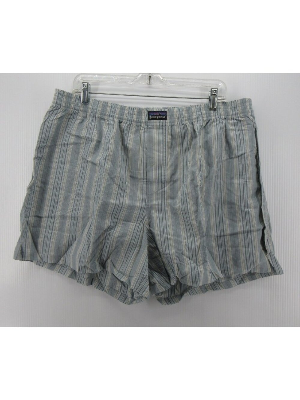 Patagonia Underwear XXL 2008 Boxer Shorts Striped Organic Y2K NEW